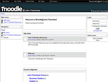 Tablet Screenshot of moodle.jfcs.org.uk